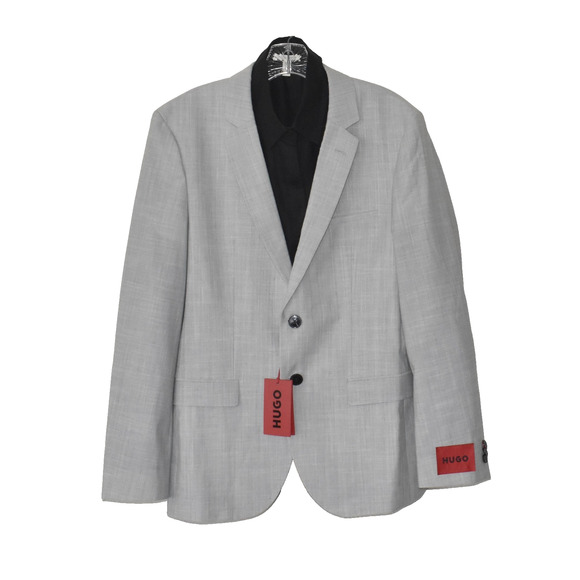 C2 NWT HUGO BOSS Natural Wool Blend Soft Extra Slim Jacket Blazer Size 38R $495 - Picture 1 of 10